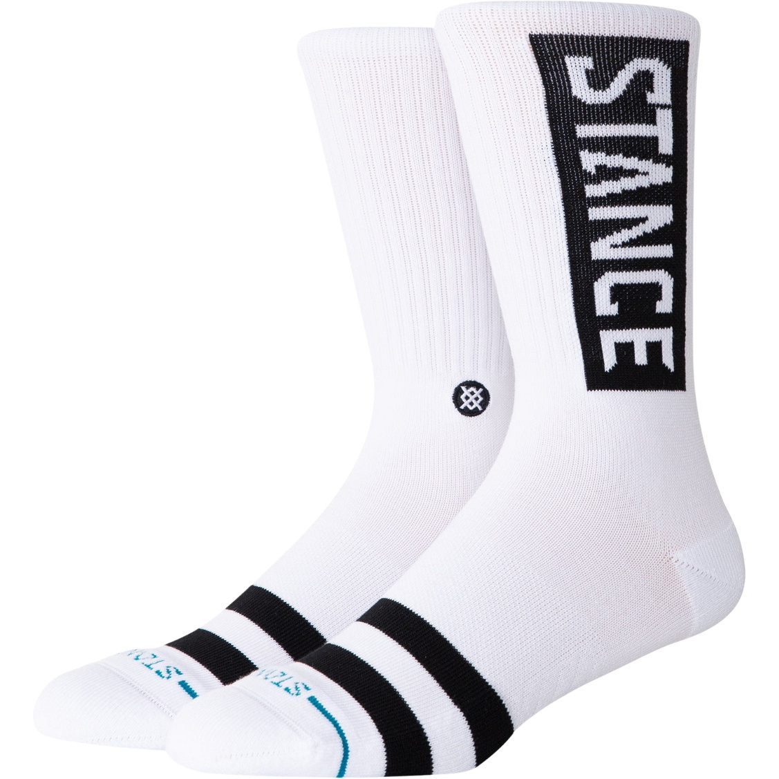 2026 Stance Unisex OG Crew Sock M556D17OGG - White